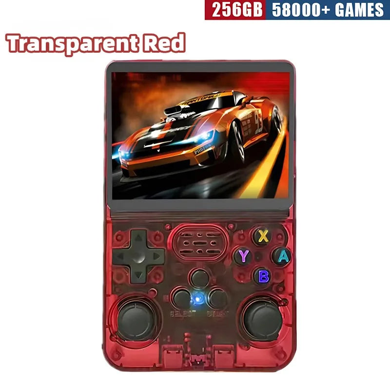 R36S Retro Handheld Console 3 5 Inch IPS Screen 64GB 128GB 256GB Portable Gaming Device with Built in Games