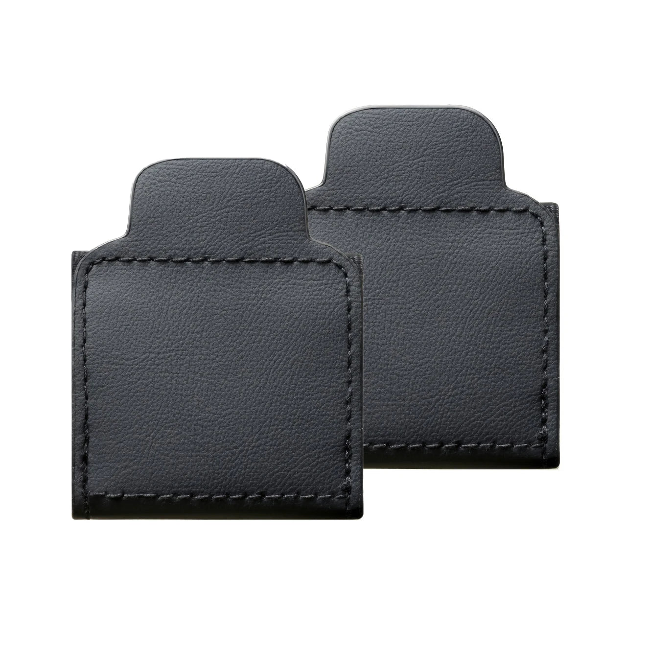 Kcimo PU leather Car seat belt adjuster Black seat belt limiter fixed clip anti-stretching neck Child Protection Car-Styling