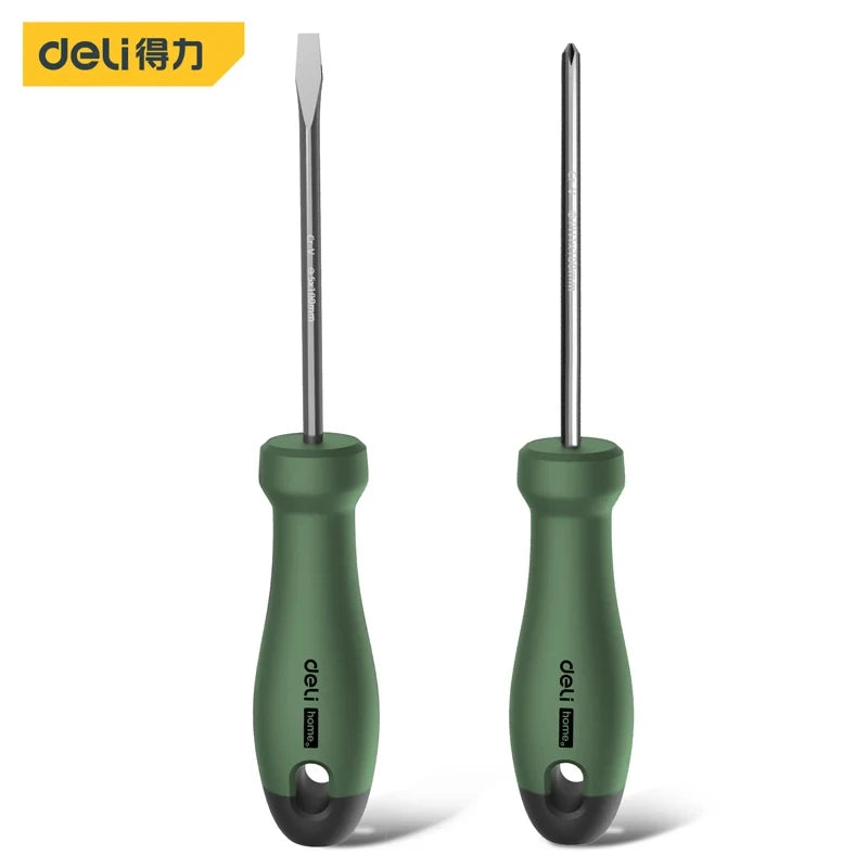 Deli Black Home Serie Hand Tools 2/4/6 Pcs Set Screwdriver Portable Tool Sets Household Reparing Kits and Accessories