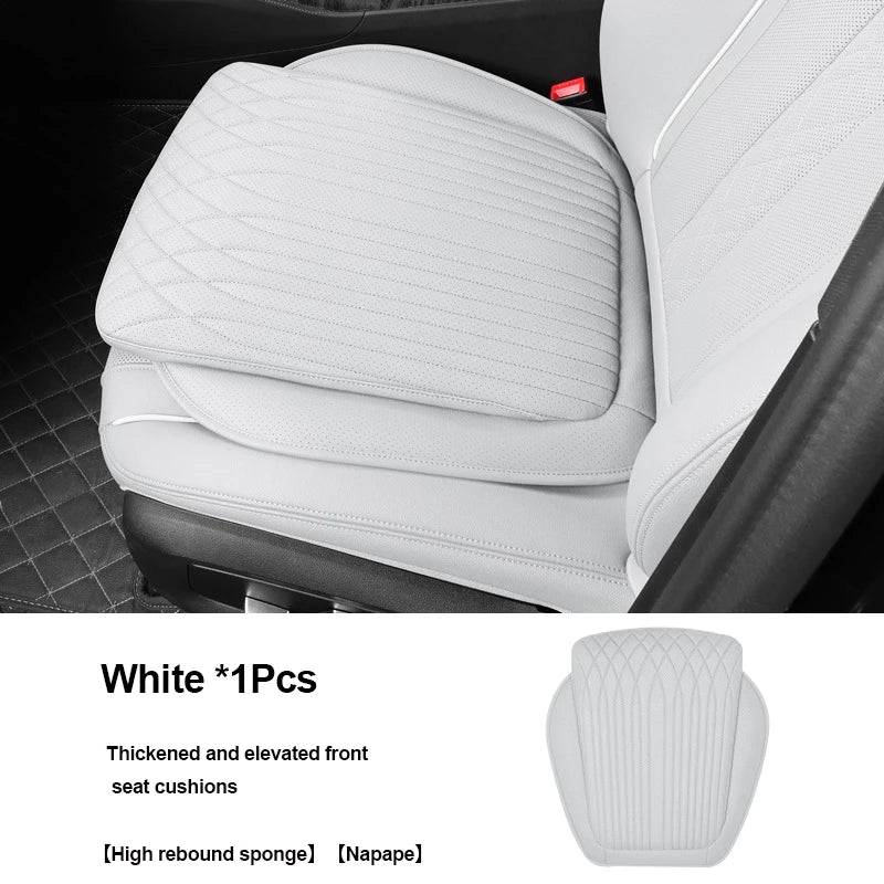 For Tesla Car Cushion Nappa Leather Breathable Non-slip Car Seat High Rebound Pad Seat Cushion Four seasons Universal Auto Seat