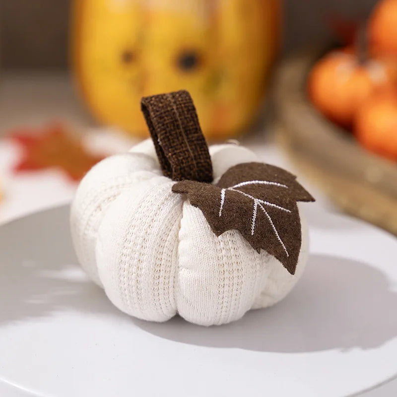 Calabaza Artificial Decoración de Halloween Mini Calabaza Falsa Simulada Decoración de Fiesta de Cosecha de Otoño Atrezos de Regalo para Niños de Acción de Gracias