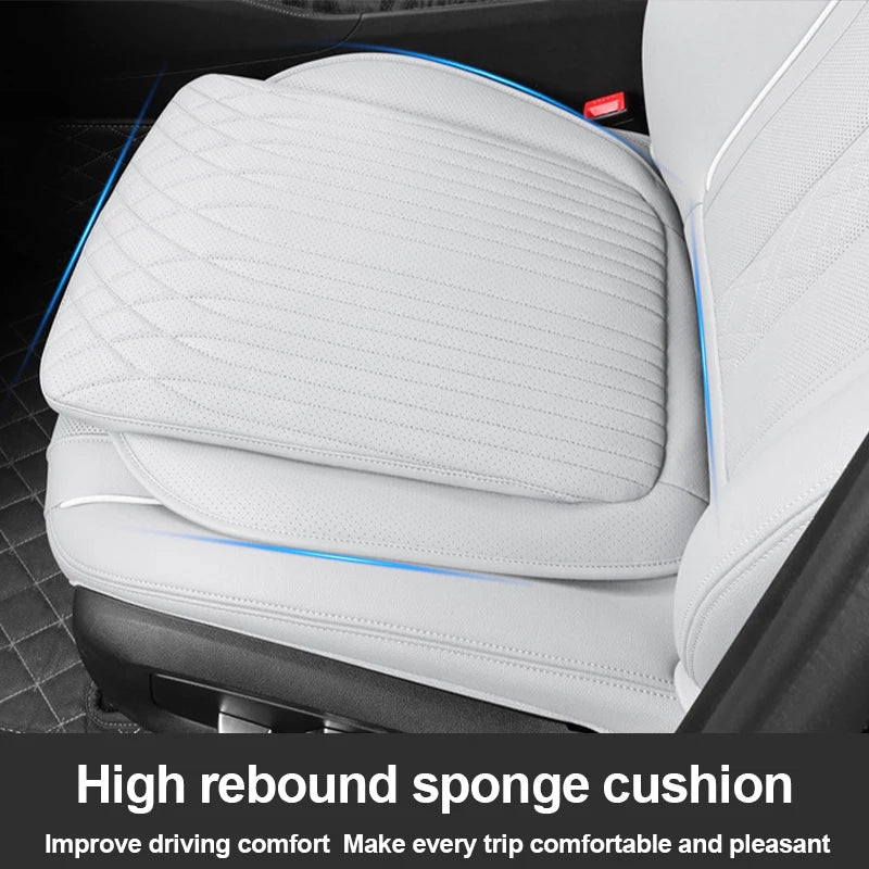 For Tesla Car Cushion Nappa Leather Breathable Non-slip Car Seat High Rebound Pad Seat Cushion Four seasons Universal Auto Seat