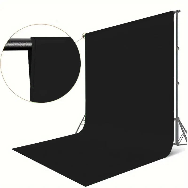 Portable black background fabric, suitable for photography, multifunctional and easy to install background fabric