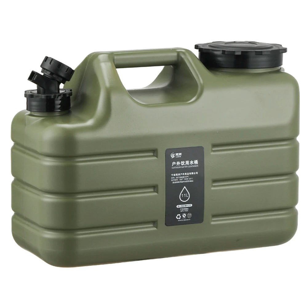 12L/10L Portable Camping Water Jug with Faucet Water Tank for Car Drinking Carrier Camping Large Capacity Water Storage Bucket