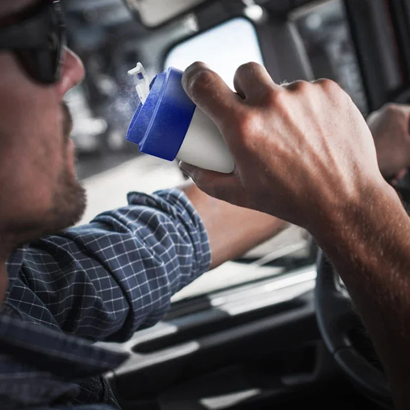 Taza eléctrica 2 en 1 para enfriar y calentar bebidas, calentador y enfriador de tazas de café, mini refrigerador inteligente para coche para leche, bebidas, taza termo