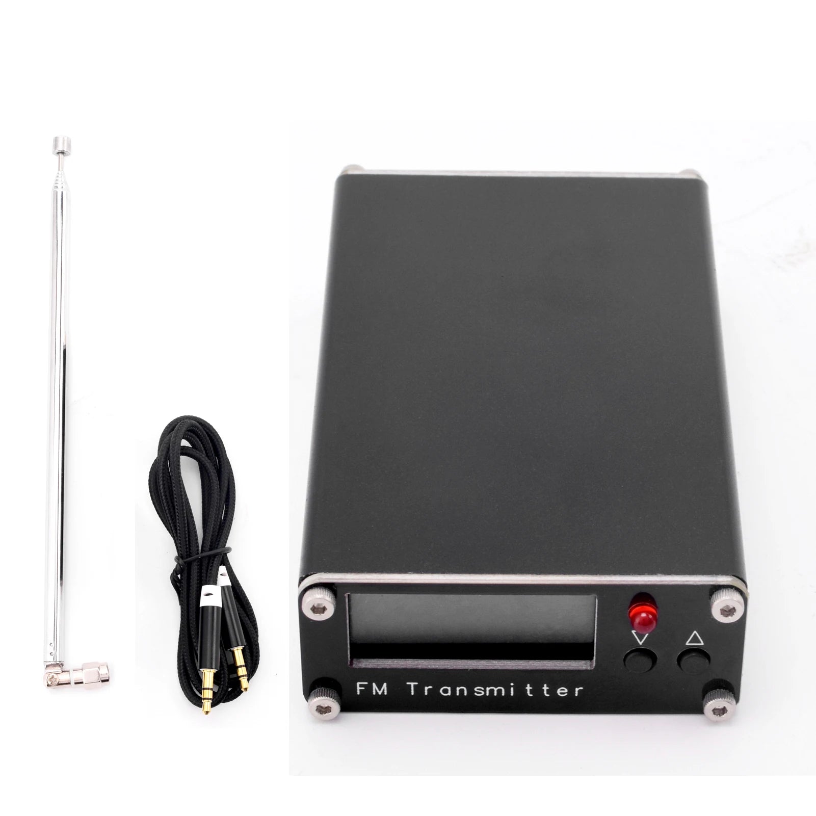 2km 0.5W FM Transmitter 76M-108Mhz Digital Display Stereo FM Transmit TYPE-C USB Churches CAR Radio Broadcast Campus Station