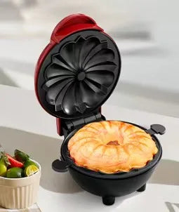 Portable Mini Cake Machine Heating Block Easy to Clean Breakfast Machine Suitable for Kitchen and Home