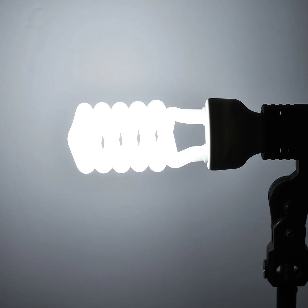 【Oferta】Bombilla Fluorescente Espiral Andoer 45W 5500K Luz Diurna Casquillo E27 Ahorro de Energía para Fotografía de Estudio Iluminación de Video