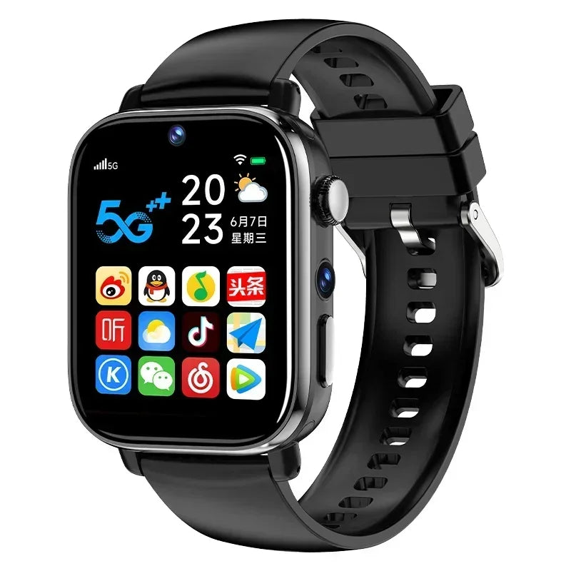 New 4G 5G Full Network SIM Card Smartwatch I1  with HD Camera Wifi NFC GPS Rugged Google Play Sport Android Men Women Smartwatch