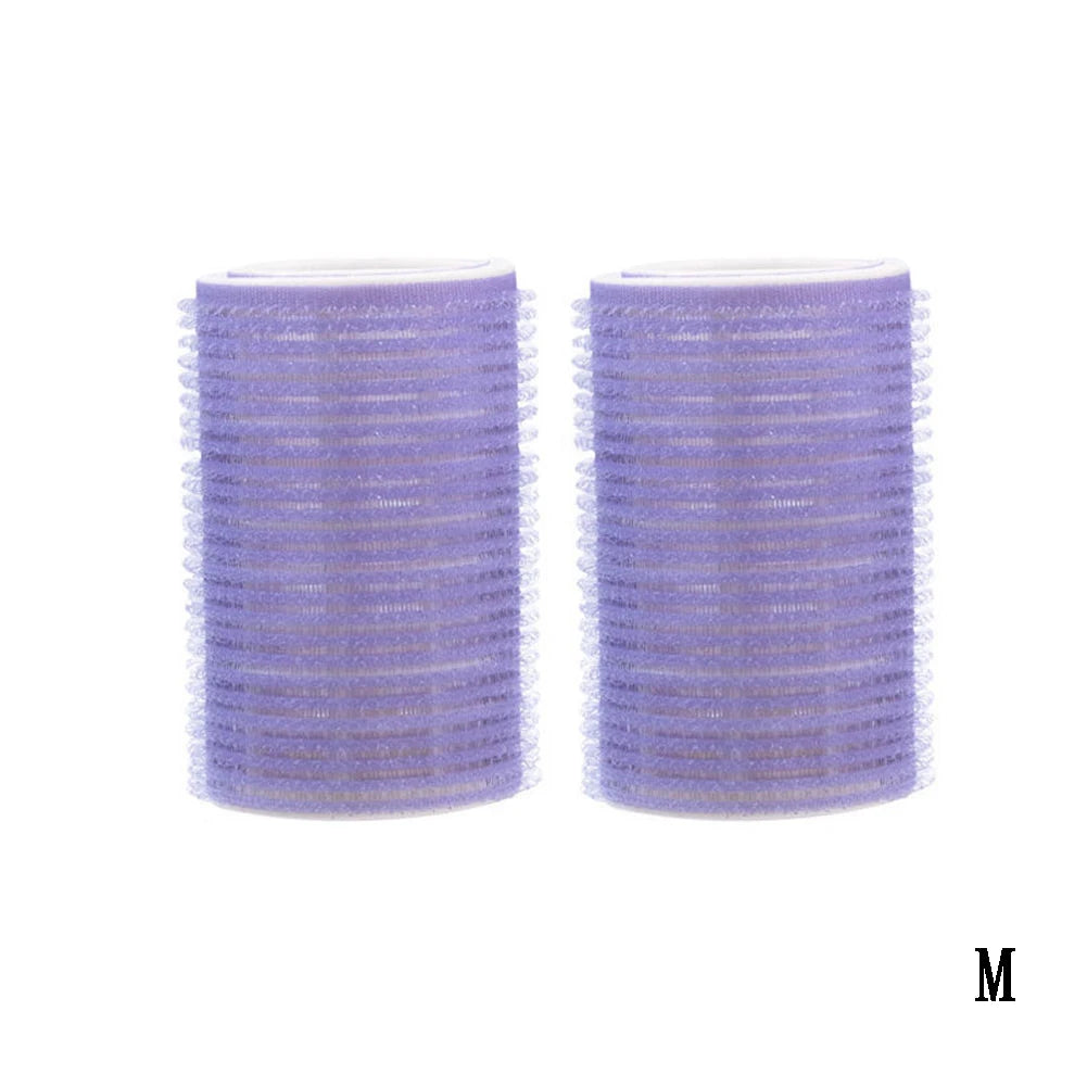 Plastic Hair Rollers Self Adhesive Manual Hair Curler No Heat Hair Rollers Long-lasting Fluffy Styling Hair Styling Tool