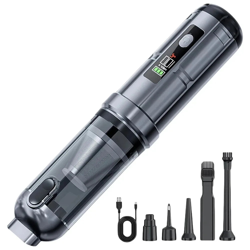 17000PA Car Vacuum Cleaner with Brushless Motor Handheld Vacuum Portable Cordless Compressed Air Duster for Car Home Office Pet