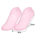 2 Moisturizing Silicone Gel Socks for Dry Cracked Feet Nourishing Skin Lubricating Full Foot Care Massage Socks Manicure Tools