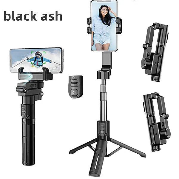 Roreta new Automatic face following Shooting Handheld Gimbal Stabilizer 360° Rotation Selfie Stick tripod For iPhone Smartphone