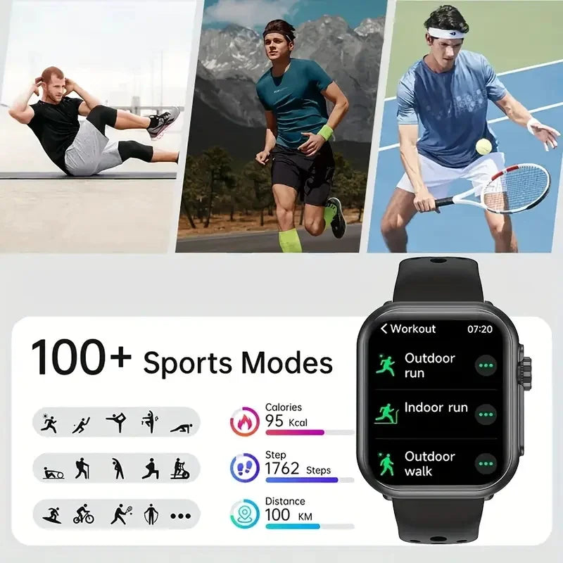 2026 Fashion Women Watch Ultra2 SE Smart Watches 1000mAh 1.85"AMOLED Full Touch Screen BT Call Smartwatch For Android IOS Ladie