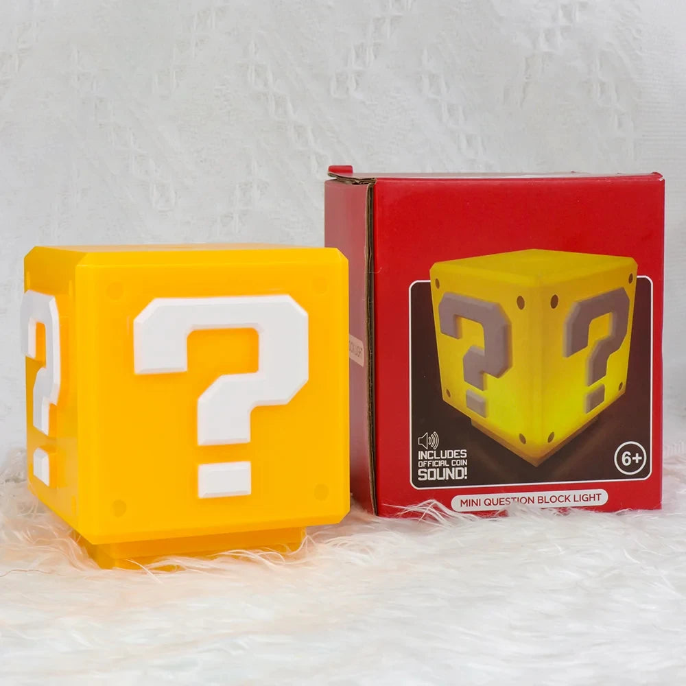 Lámpara de noche con signo de interrogación LED HOMEFISH con música, periférico de anime, lámpara de cabecera para dormitorio infantil, recargable por USB, regalo