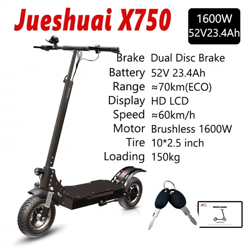 [8 modelos] Scooter eléctrico de 10/11 pulgadas 48V-72V 1000W-6000W 50-85km/h Rápido E Scooter Todoterreno Patinete Eléctrico Plegable para Adultos