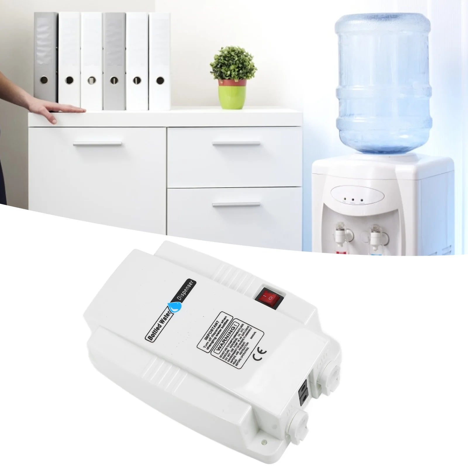 Sistemas de bomba dispensadora de agua de un solo tubo con cebado automático eléctricos para máquinas de café