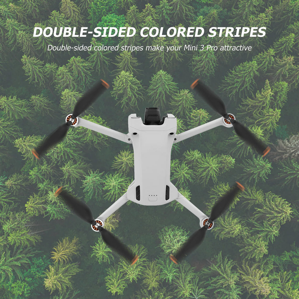8X Precise&Flexible Propellers for DJI Mini 3/3 Pro Props Blade Replacement Light Weight Wing Fans Spare Parts Drone Accessories