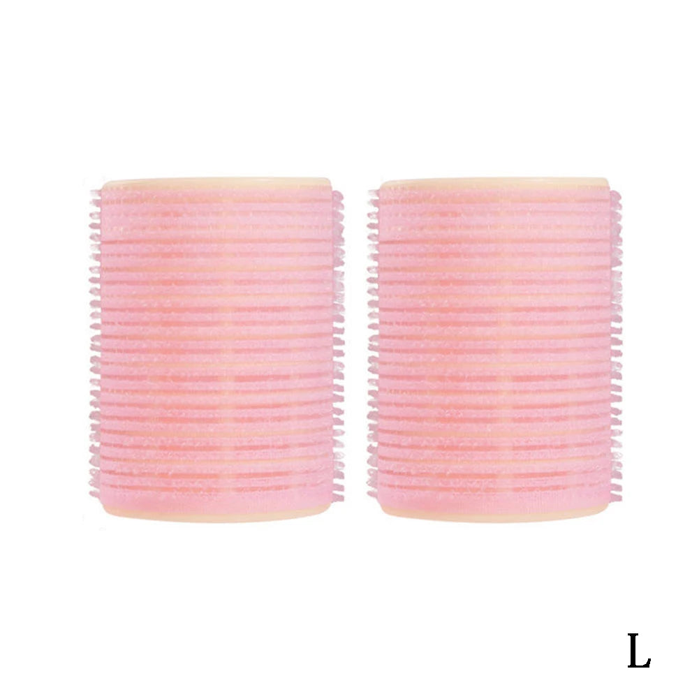 Plastic Hair Rollers Self Adhesive Manual Hair Curler No Heat Hair Rollers Long-lasting Fluffy Styling Hair Styling Tool