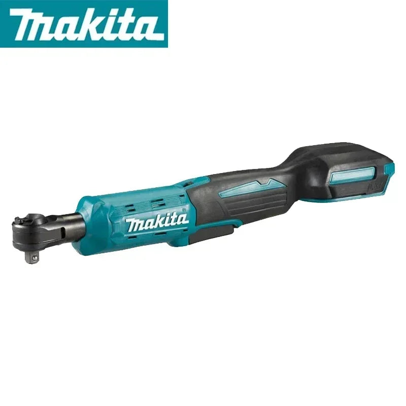 MAKITA DWR180Z 18V LXT Cordless Ratchet Wrench 6.35mm Drive 800RPM 47.5 N·m Compact Angle Wrench for Tight Spaces