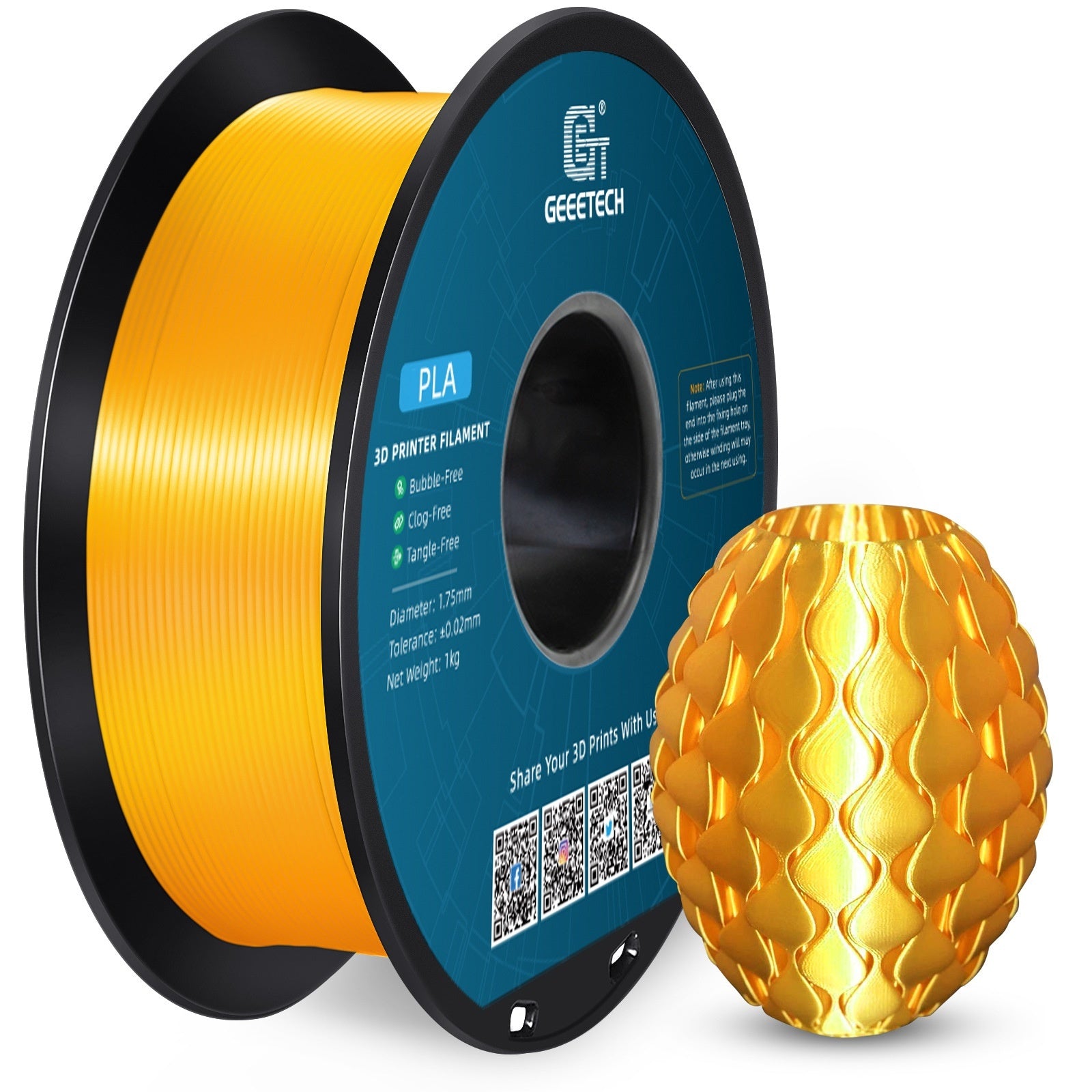 Factory-direct 3D Printing Material Silk-like Filament For 3D Printers