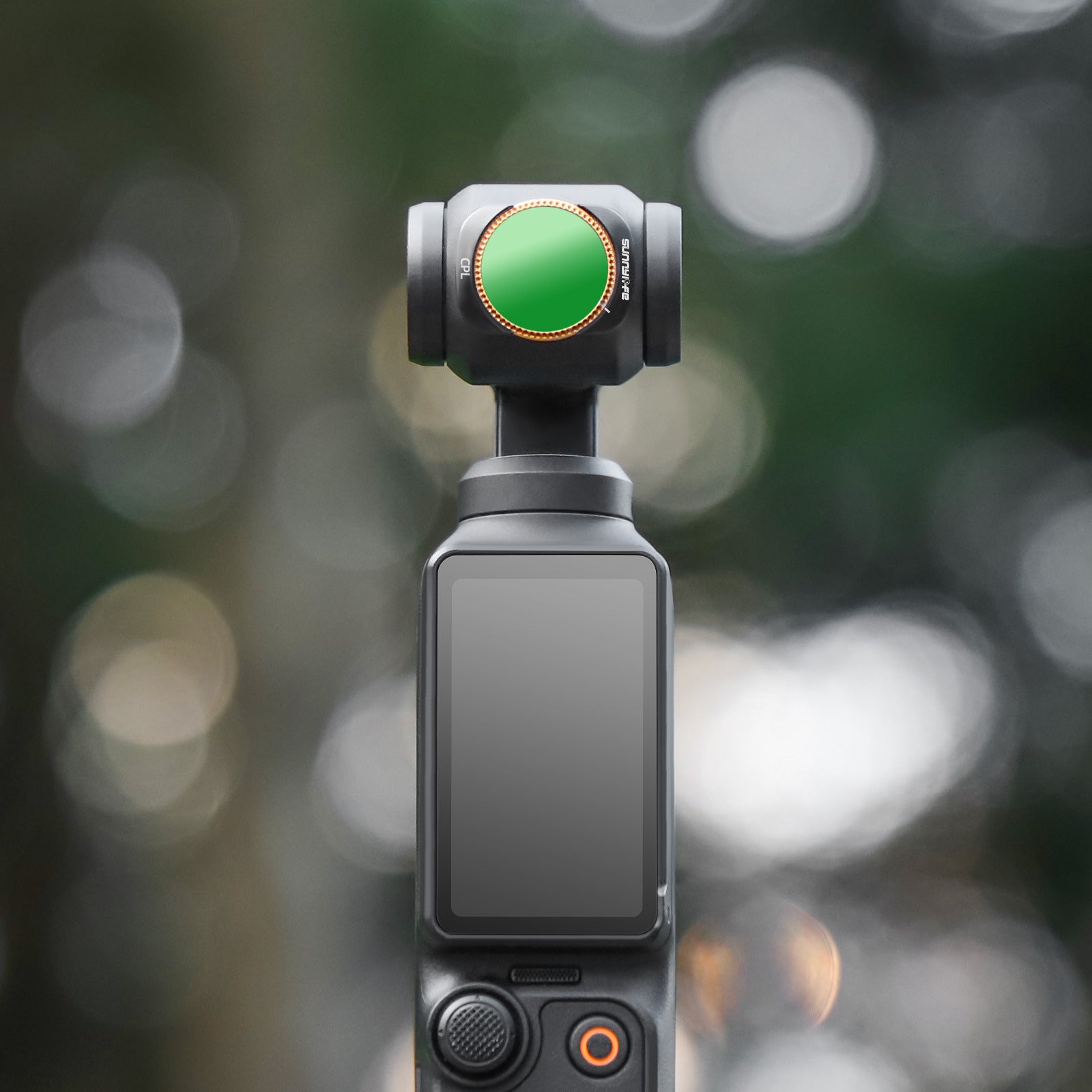 Portable Magnetically Attached Adjustable Metal Polarizing Filter