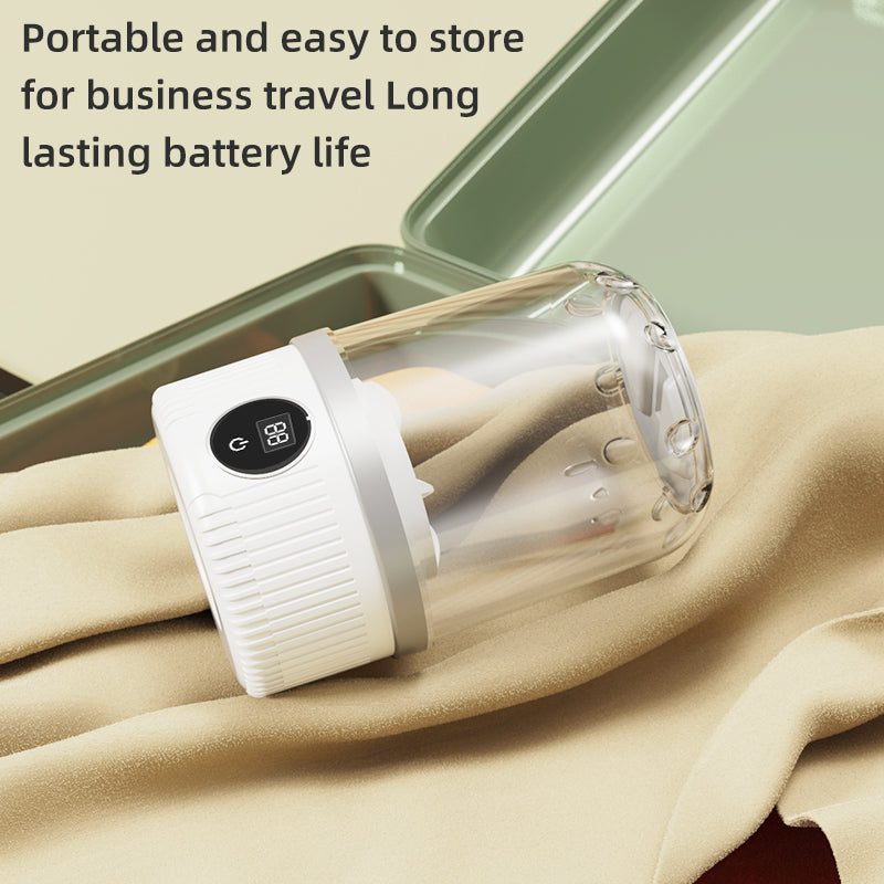 MINI WASHER PORTABLE Wireless Non Electric Automatic Laundry Cup, Compact Personal Laundry For Underwear Socks, Travel Camping Dorm