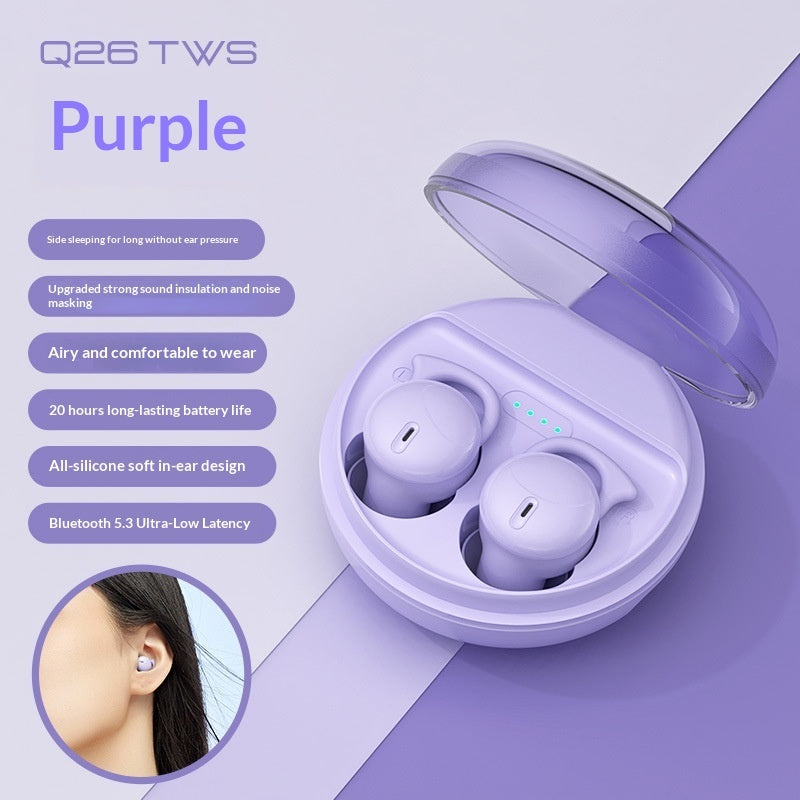 Sleep Bluetooth Earphones With Soft Earplugs For Long-lasting Comfort