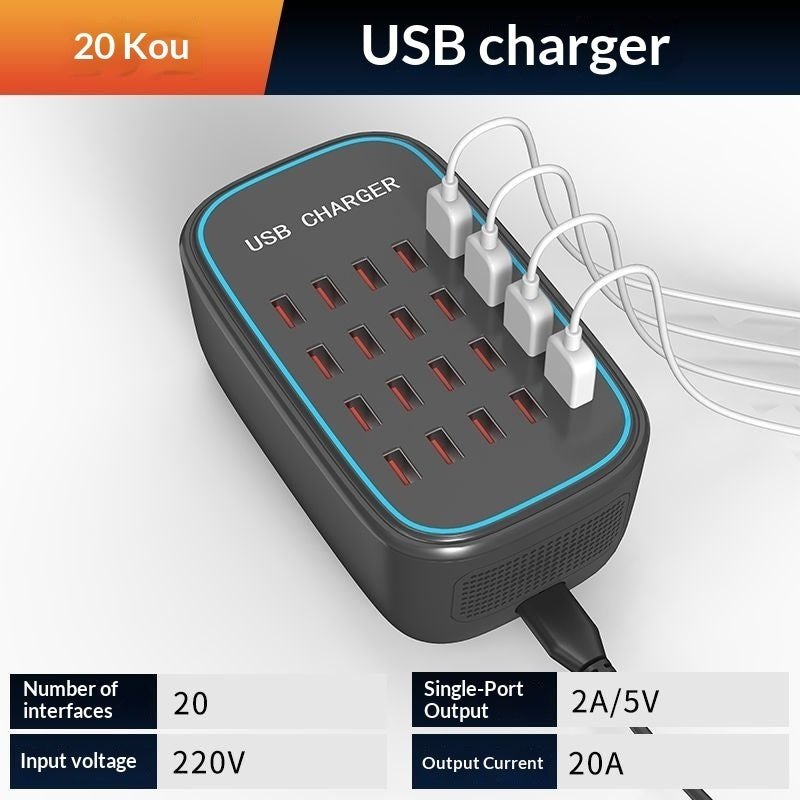 Universal Multi-port USB Charger For Mobile Phones