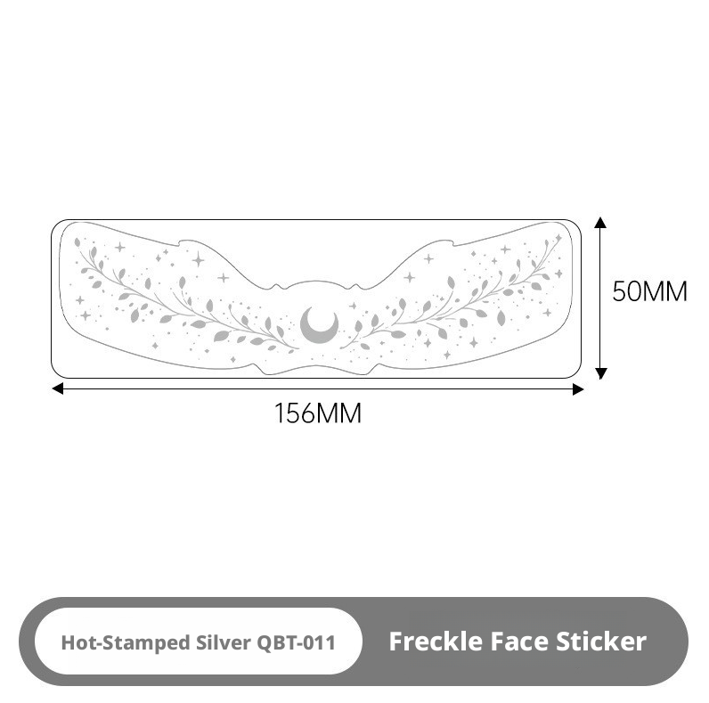 Party tattoo sticker-flower style-hot silver-paper-1 sheet