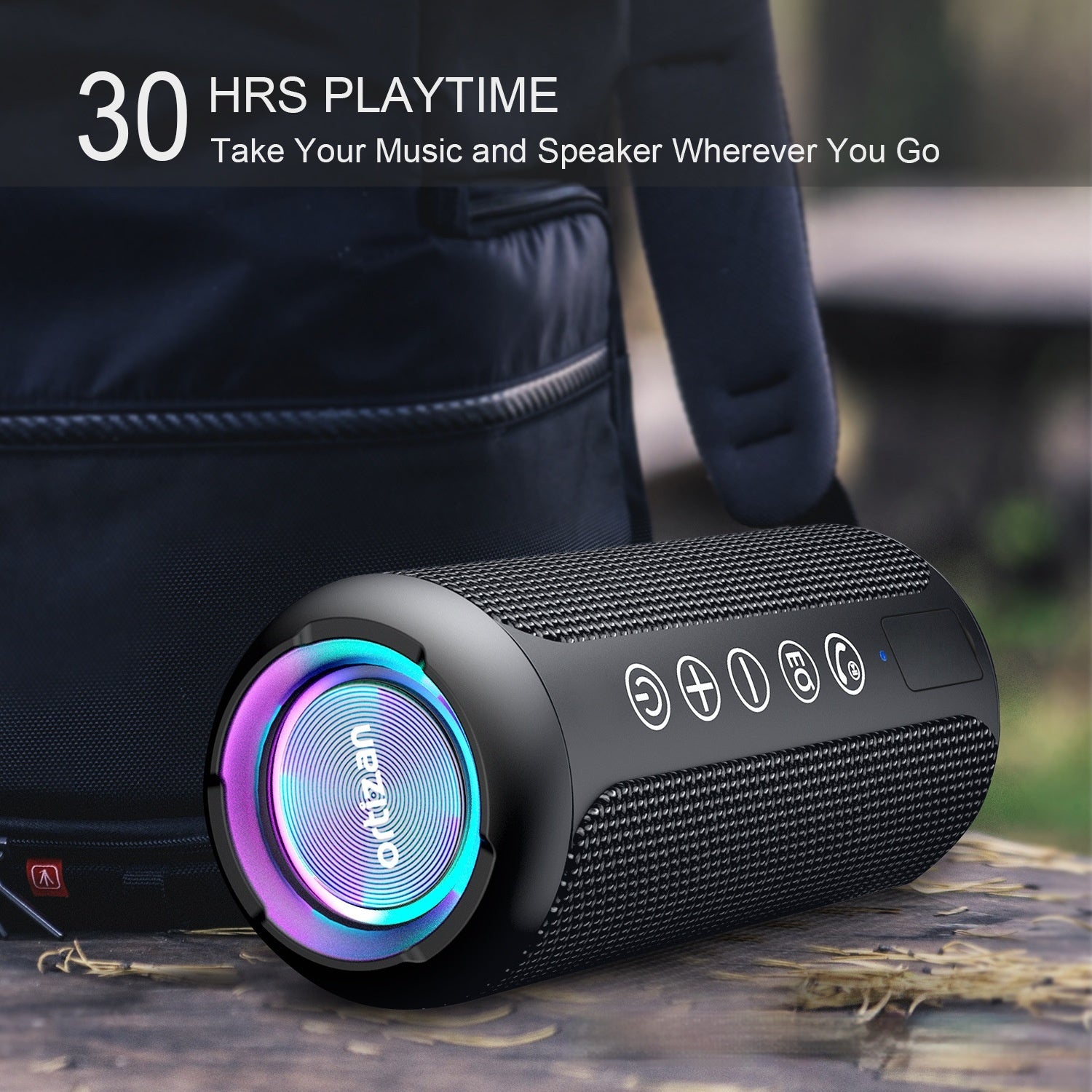 Altavoz inalámbrico Bluetooth Subwoofer portátil con tarjeta integrada Sistema de audio Bluetooth