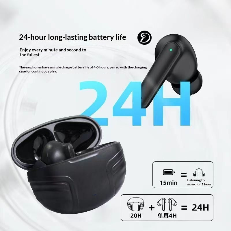 Auriculares inalámbricos Bluetooth con cancelación activa de ruido para deportes, correr y jugar con llamadas HD