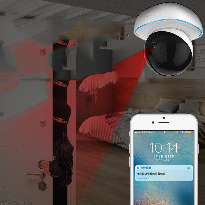 Cámara de vigilancia inalámbrica Wifi Smart Home HD remota para teléfono móvil
