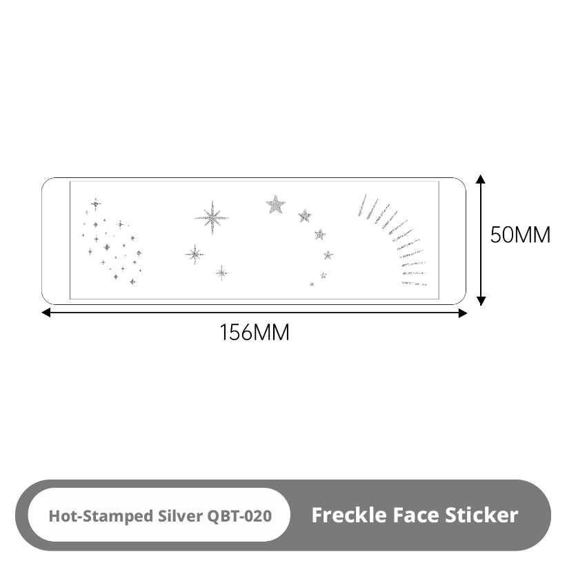 Party tattoo sticker-flower style-hot silver-paper-1 sheet