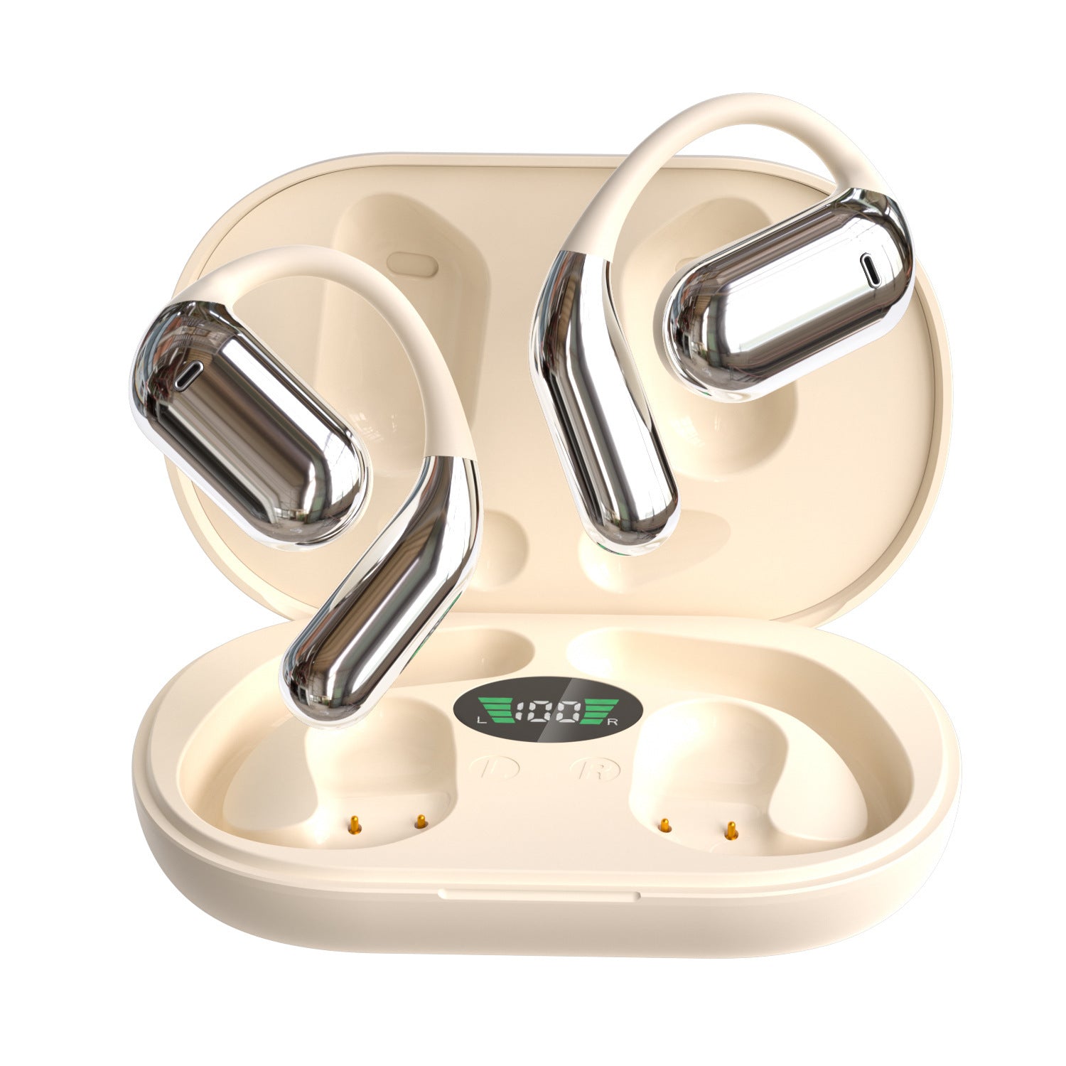 In-ear Noise-canceling Sports Ear-hook Bluetooth Earphones