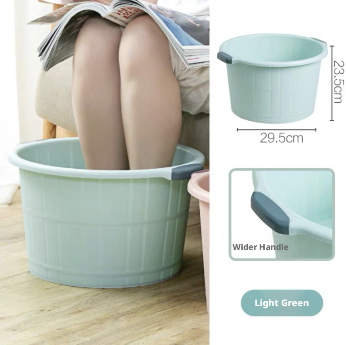 Household foot soaking bucket-pink-41cm-PP-1 piece