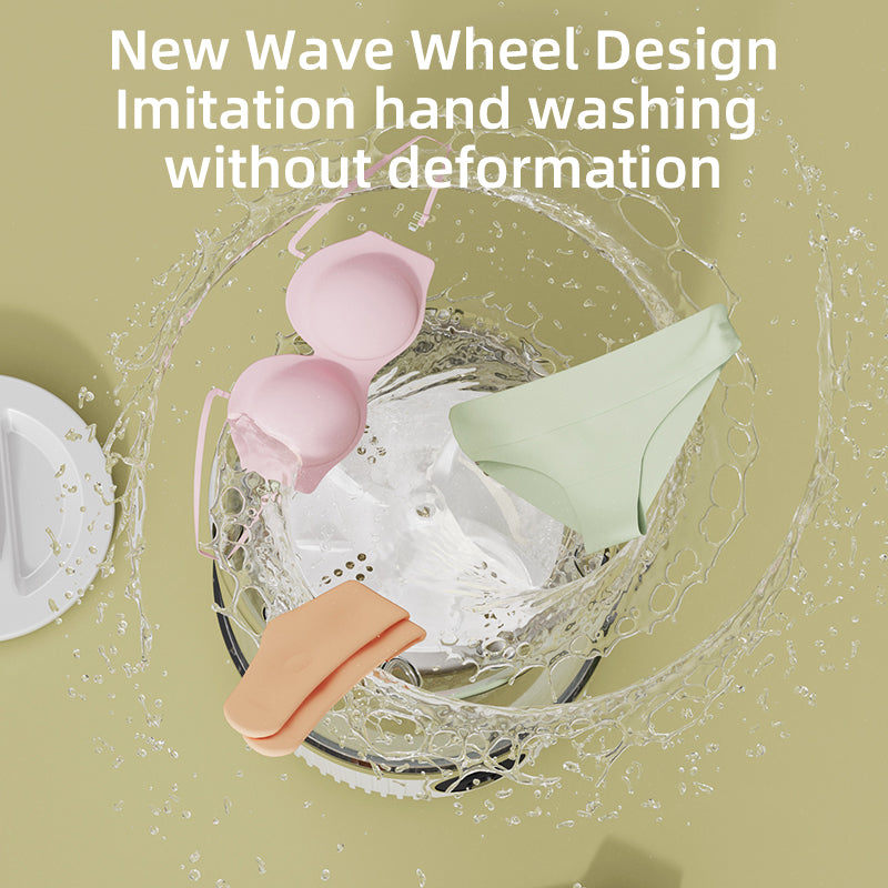 MINI WASHER PORTABLE Wireless Non Electric Automatic Laundry Cup, Compact Personal Laundry For Underwear Socks, Travel Camping Dorm