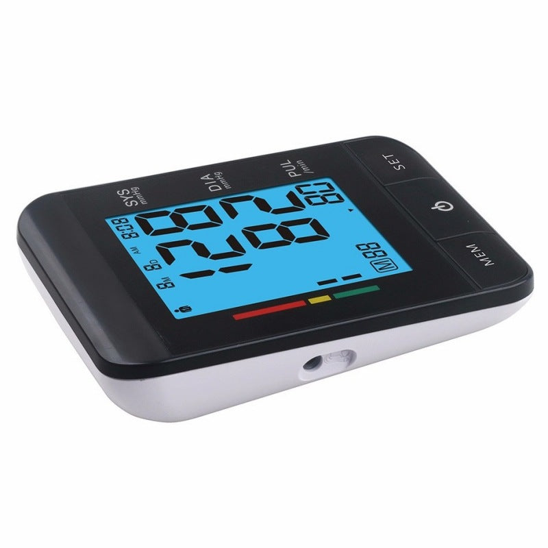 Backlit Electronic Arm Blood Pressure Monitor