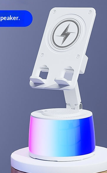 Multifunctional Inductive Bluetooth Speaker Portable Folding And Rotating Stand