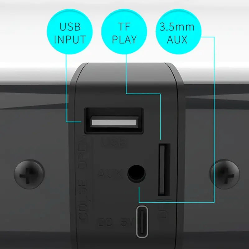 Barra de sonido 2 en 1 para la sala de estar Altavoz Bluetooth doméstico con barra de sonido integrada