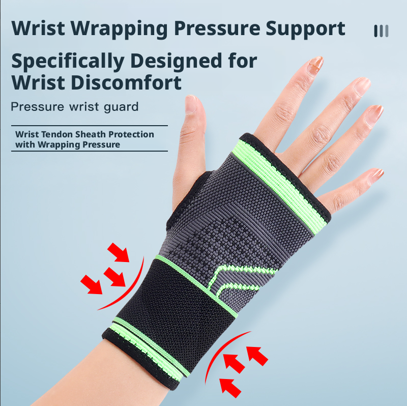 Strap for palm protection-M-black-polyester + fiber-1 piece