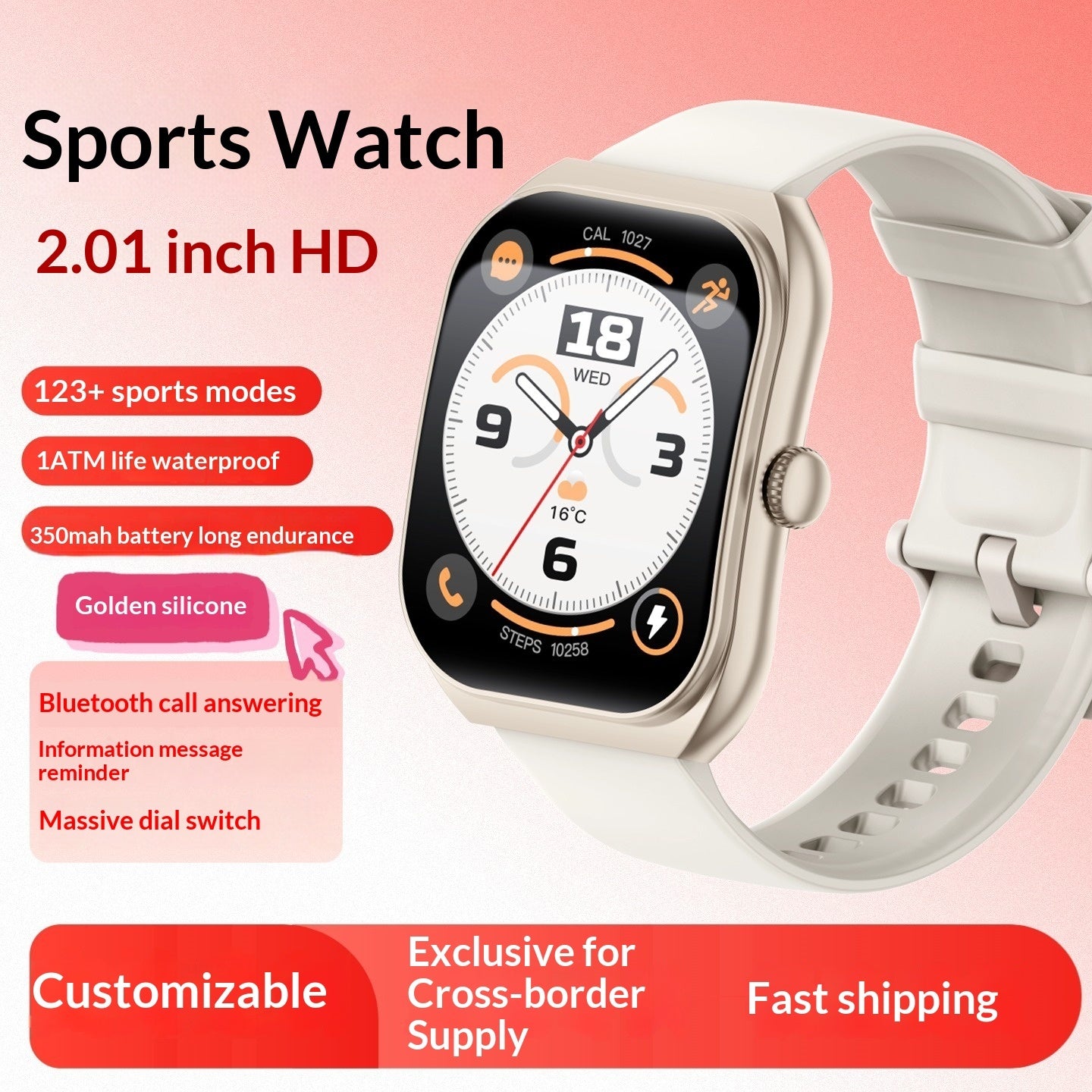 Men And Women's Sports Fitness Smartwatch
