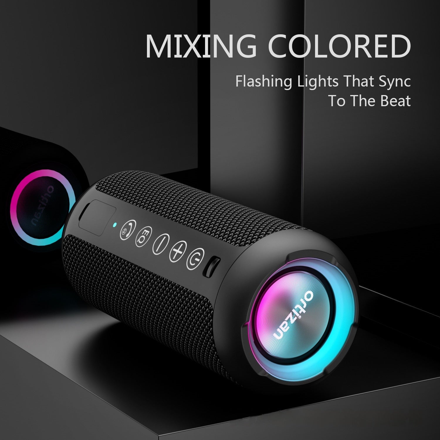 Altavoz inalámbrico Bluetooth Subwoofer portátil con tarjeta integrada Sistema de audio Bluetooth