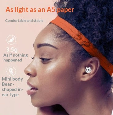 Auriculares In-Ear Inalámbricos Bluetooth Deportivos Mini Invisibles con Reducción de Ruido