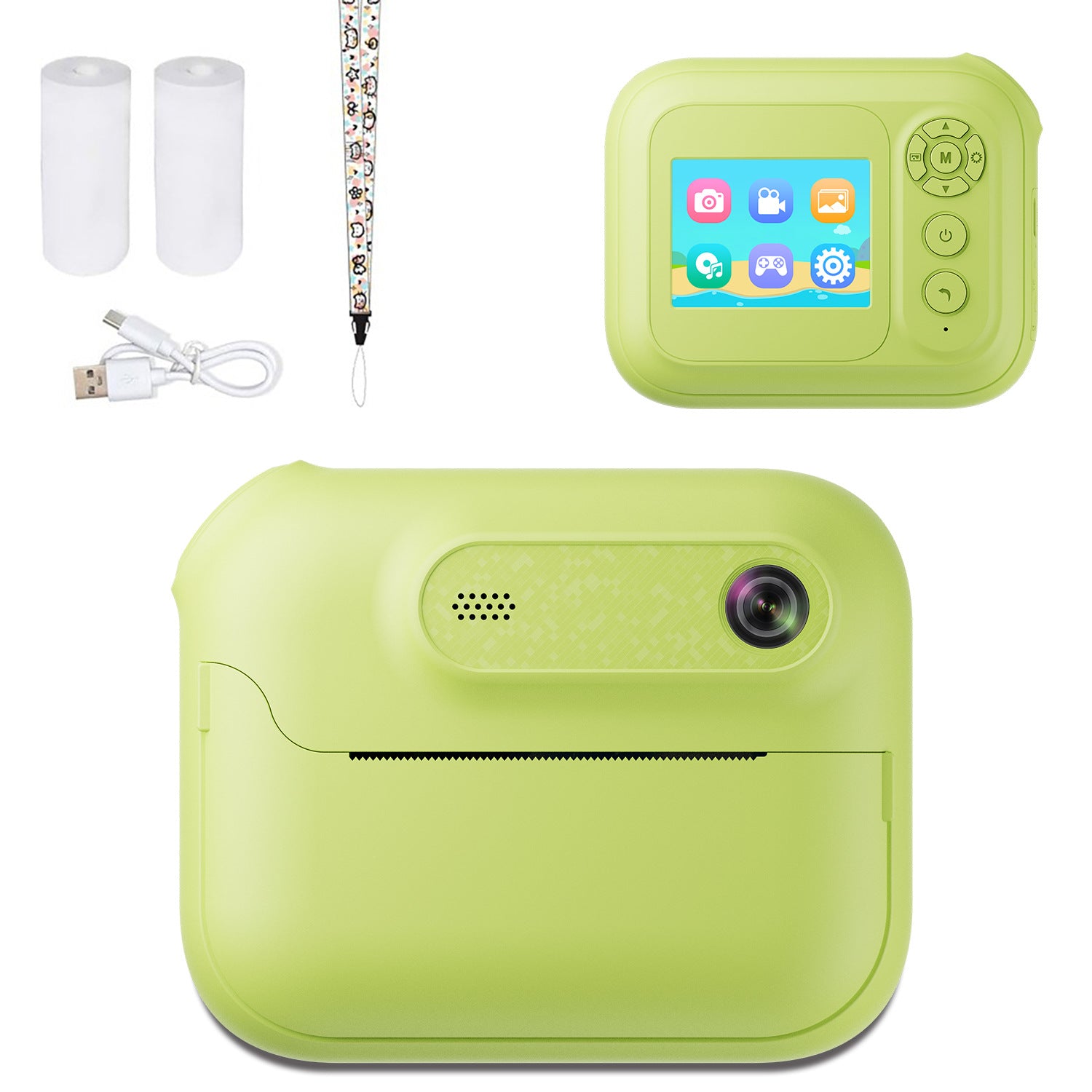 Creative, Portable Instant-printing Polaroid-style Toy Camera For Kids